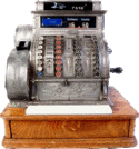 Antique cash register