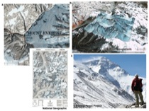 Geometric Similitude in different representations of Mt. Everest