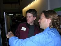 Chemists at poster session