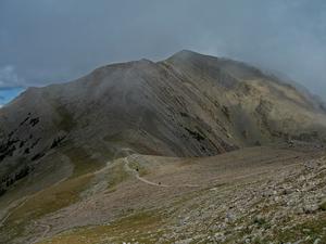 Hiking the crest of the Bridger Mountains