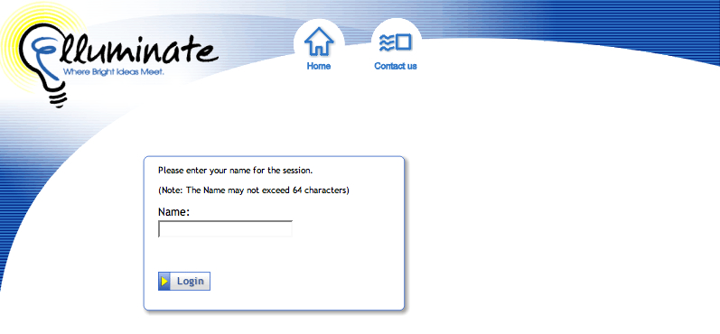 Elluminate Login