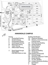 Northern Virginia Community College - Annandale Campus Map