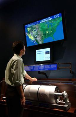 Seismic visualization display