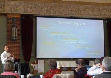 Paul Santi presents at the InTeGrate Engineering and the Geosciences workshop