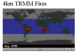 TRMM Fires from Earth Observatory