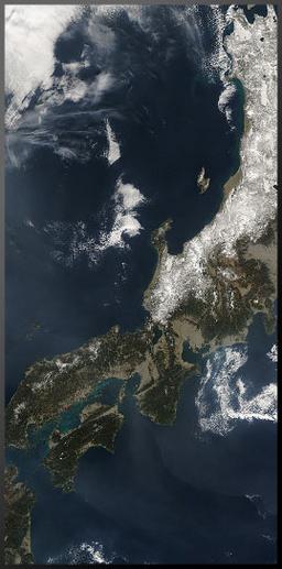The  Nankai Trough area.  Photo courtesy Jeff Schmaltz, MODIS Rapid Response Team, NASA/GSFC