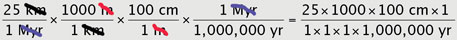 First step in multiplying fractions