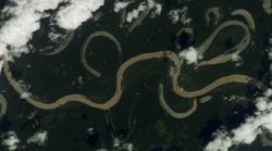 Meanders in the Rio Grande River