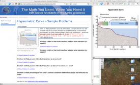 screen shot of sample problems