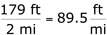 slope calculation example problem answer