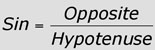 sin=opp/hyp