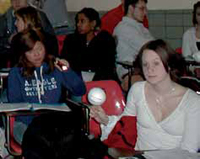 Students Learning Axial Tilt