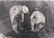 Navajo working at uranium mine