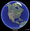 Google Earth globe