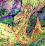 ASTER image of Anti-Atlas Mountains