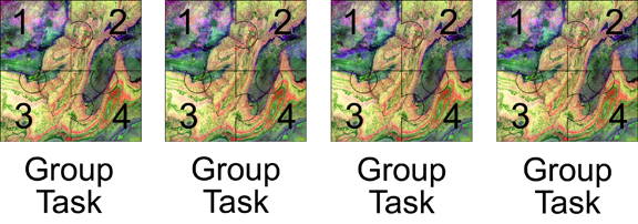 graphic of jigsaw group task