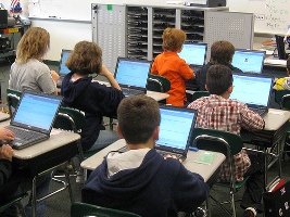 Back of classroom