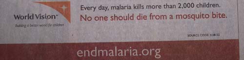 malaria ad