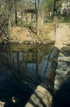 USGS weir on Aberjona River at Winchester, MA, two miles downstream of wells G and H